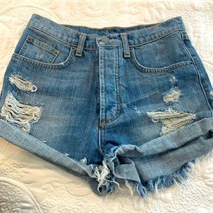 High waist Carmar jeans shorts.25